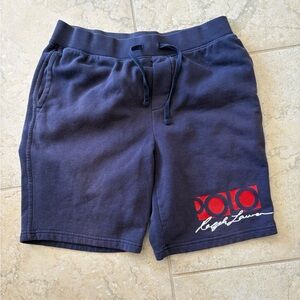 Polo by Ralph Lauren Navy Shorts with Red Logo
